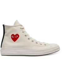 COMME DES GARÇONS PLAY - X Converse Chuck Taylor All Star '70 Heart-Print Sneakers - Lyst
