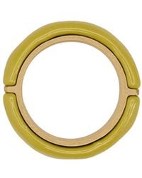 Ami Paris - Gehämmerter Ring Aus Lackiertem Kunstharz - Lyst