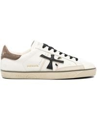 Premiata - Leather Logo-Motif Sneakers - Lyst