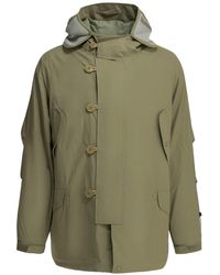 Daiwa Pier39 - Hooded Toggle-Fastening Coat - Lyst