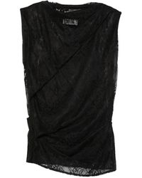 Sportmax - Lace Sleeveless Top - Lyst