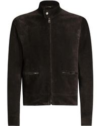 Dolce & Gabbana - Suede Jacket - Lyst
