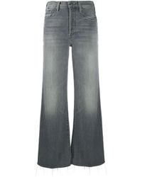 Mother Jeans svasati - Grigio