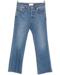 iBlues - Raw-Hem Flared Jeans - Lyst