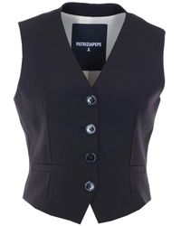 Patrizia Pepe - Buttoned V-Neck Waistcoat - Lyst