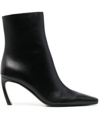 Lanvin - Swing 70 Leather Boots - Lyst