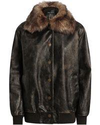 Dolce & Gabbana - Leren Bomberjack - Lyst