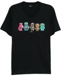 Paul Smith - Camiseta de algodón con estampado gráfico - Lyst