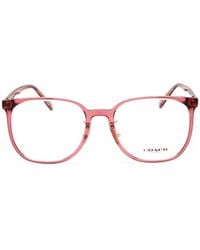 COACH - Round-Frame Glasses - Lyst