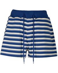 Denimist - Striped Shorts - Lyst