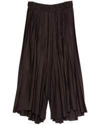 Dusan - Pleated Cropped Trousers - Lyst