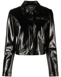 Maje - Faux-leather Jacket - Lyst