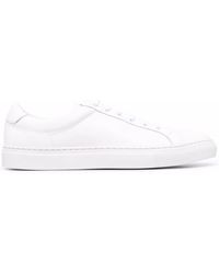 SCAROSSO - Cosmo Leather Sneakers - Lyst