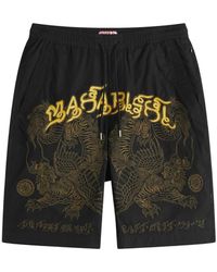 Maharishi - Short À Imprimé Graphique - Lyst
