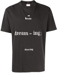 Ksubi - Dreaming Kash Slogan-appliqué Cotton T-shirt - Lyst
