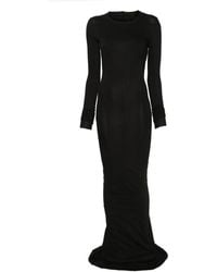 Rick Owens - Vestido largo de manga larga - Lyst