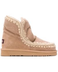 Mou - Botas de nieve con parche del logo - Lyst
