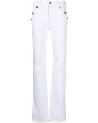 Filippa K - Buttoned Straight-leg Jeans - Lyst