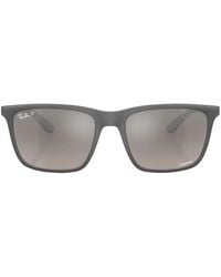 Ray-Ban - Sonnenbrille Mit Eckigem Gestell - Lyst