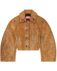 DIESEL - Chaqueta Corta L-Raya - Lyst