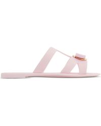 Ferragamo - New Vara Slide Sandals - Lyst