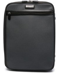 Corneliani - Logo-plaque Leather Travel Suitcase - Lyst