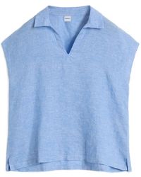 Aspesi - V-Neck Top - Lyst