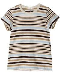 Rag & Bone - Slub Striped-Pattern T-Shirt - Lyst