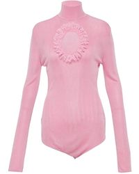 Self-Portrait - X Christopher Kane Body Met Uitgesneden Details - Lyst
