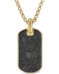 David Yurman - 18Kt Forged Carbon Tag (42Mm) - Lyst