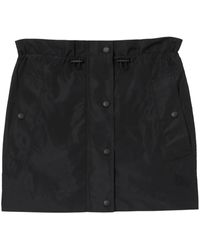 Burberry - High-Waisted Button-Up Skirt - Lyst