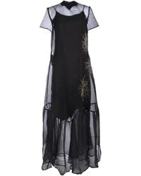 STAUD - Calluna Maxi-Jurk Met Ruches En Verfraaid Detail - Lyst