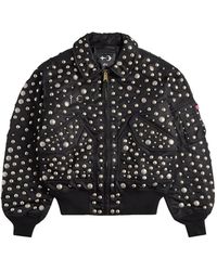 THUG CLUB Double Flying Bio Jacket in Black for Men | Lyst Canada