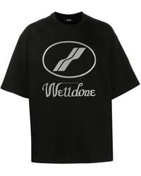 we11done - Oversized T-Shirt - Lyst