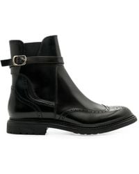 Lottusse - Walton Brogue Chelsea Boots - Lyst