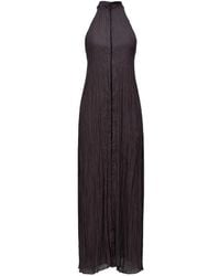 Osklen - Halterneck Crinkled Dress - Lyst