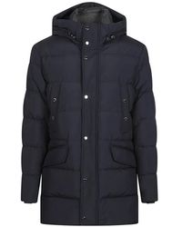 Moorer - Hooded Padded Coat - Lyst
