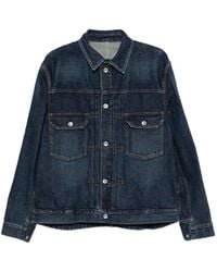 Sacai - Flap-Pocket Denim Jacket - Lyst
