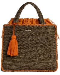 Momoní - Maguej Paper-Raffia Shoulder Bag - Lyst