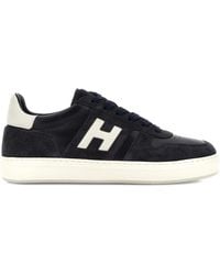 Hogan - H-Tv Suede Logo Sneakers - Lyst