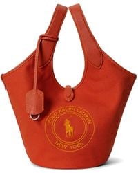 Polo Ralph Lauren - Tote Polo Play in tela con logo - Lyst