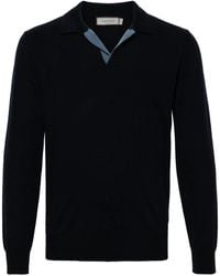 Canali - Merino Wool Polo Shirt - Lyst