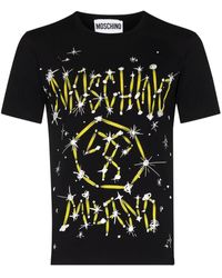 Moschino - Galaxy-logo Crew-neck T-shirt - Lyst