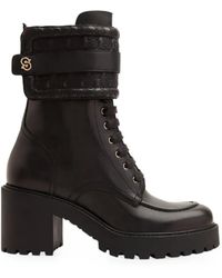Ferragamo - Stivali Stringati Shiraz - Lyst