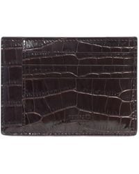 Tom Ford - Crocodile-Effect Leather Wallet - Lyst