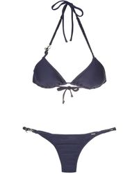 Amir Slama - Bikini triangular con detalles de anclas - Lyst