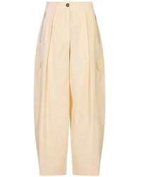 MEIMEIJ - Pleated Cargo Trousers - Lyst