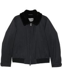 Manzoni 24 - Shearling-Collar Zip-Up Jacket - Lyst