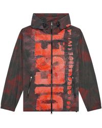 DIESEL - Chaqueta J-Warrett con efecto de acuarela - Lyst