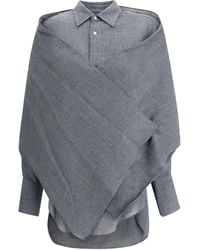 DARKPARK - Camicia Georgia Con Sciarpa Rimovibile - Lyst